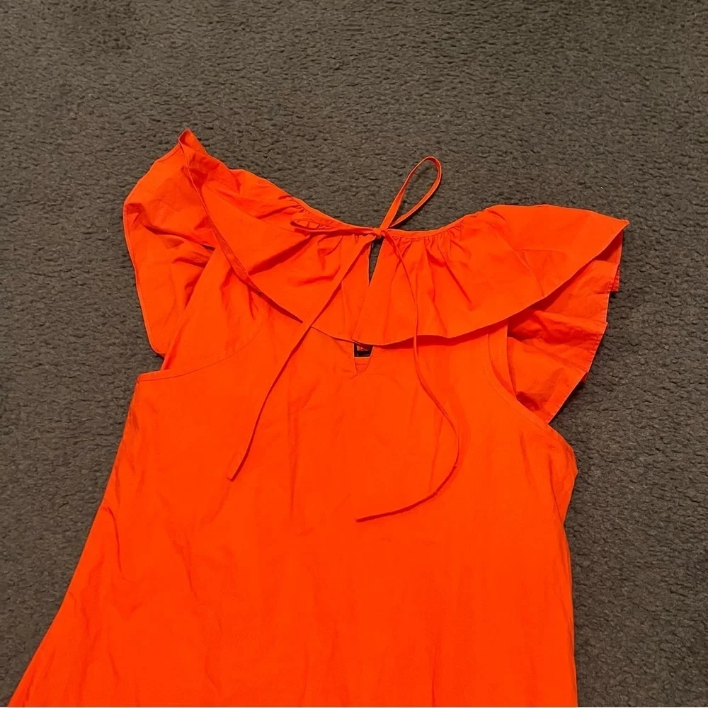 Anthropologie WHIT TWO Flouncy Ruffle Midi Dress